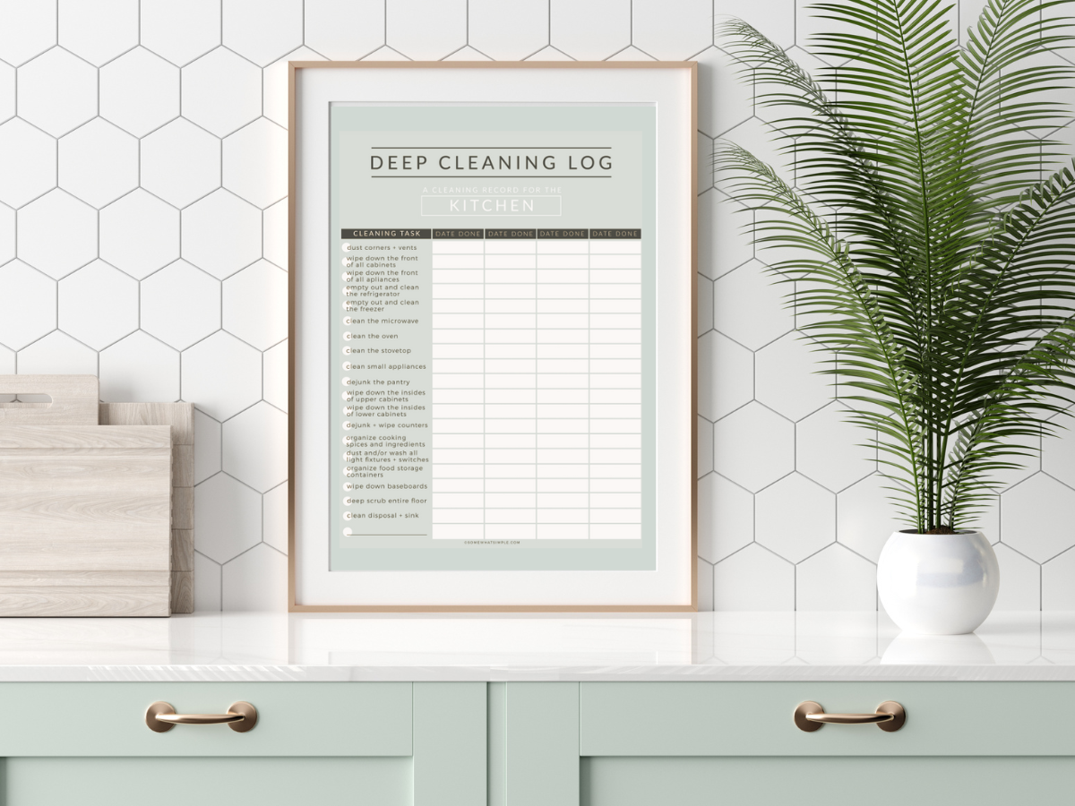 The Ultimate Kitchen Cleaning Guide + Printable Checklist