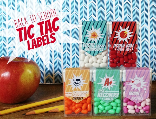back to school tic tac labels somewhat simple