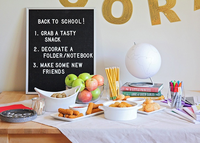 This fun and easy back to school party is the perfect way to get the kids excited about starting a new year of school, and to build friendships!