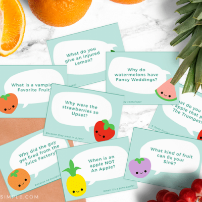 Lunch Box Jokes + Notes Cards