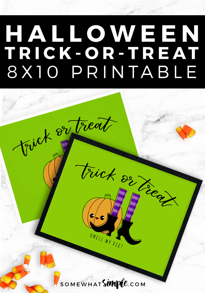 Trick or Treat Printable