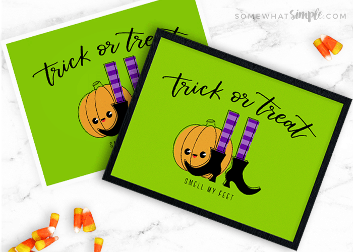 Printable Trick or Treat Sign