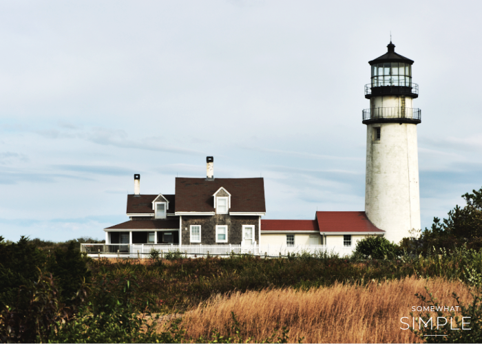 fall vacation to cape cod with the highland lighthouse and fall foliage