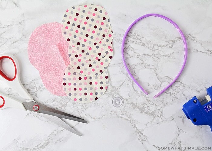 fabric cut into circles