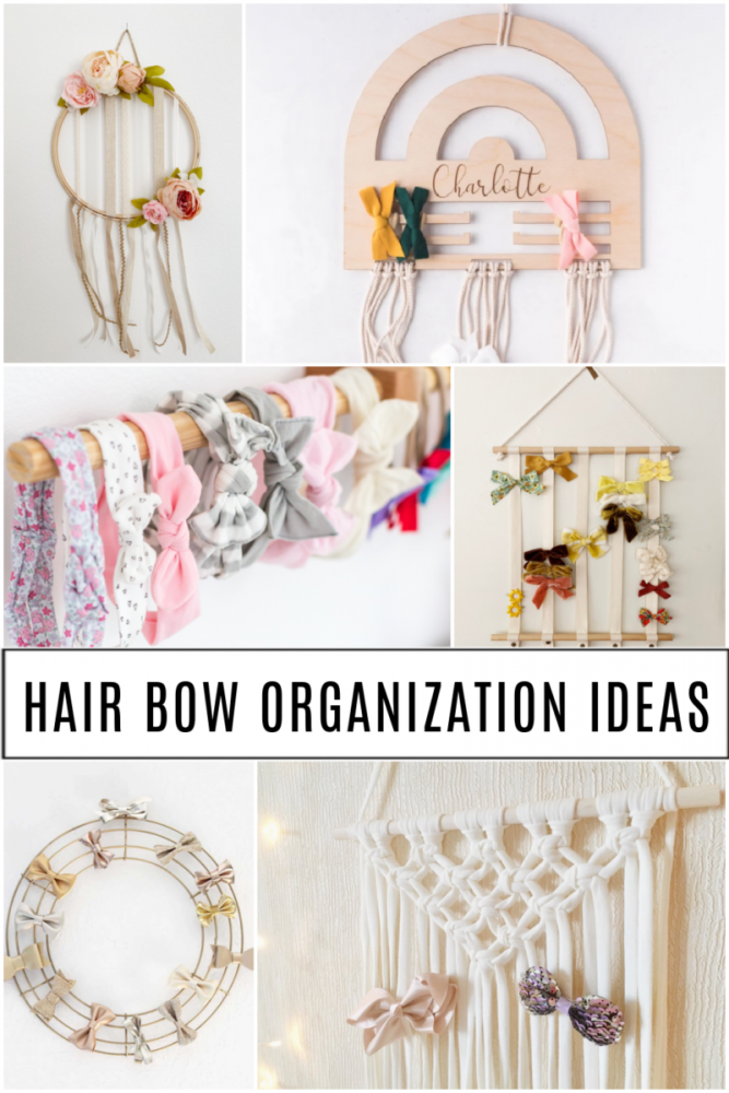 Runs With Spatulas: Crafty Fridays: DIY Hair Bow Organizer