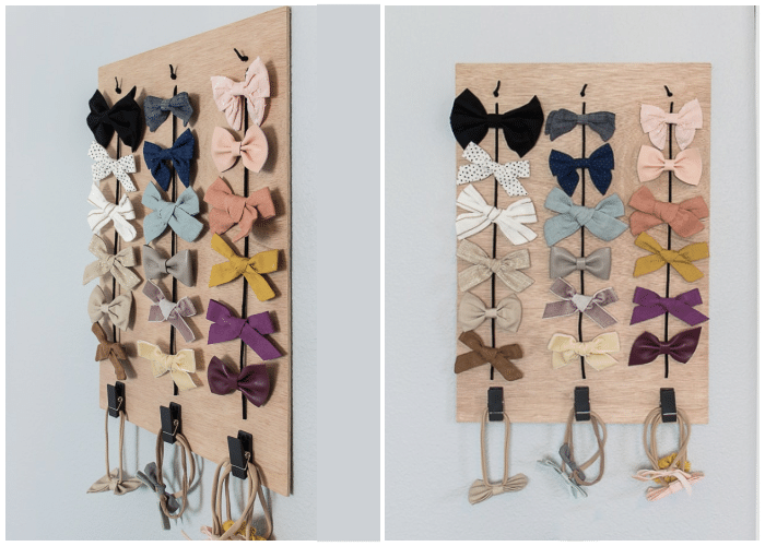 Hair Bow Organizer Ideas