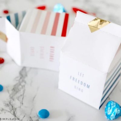 4th of July Treats – Printable Milk Cartons