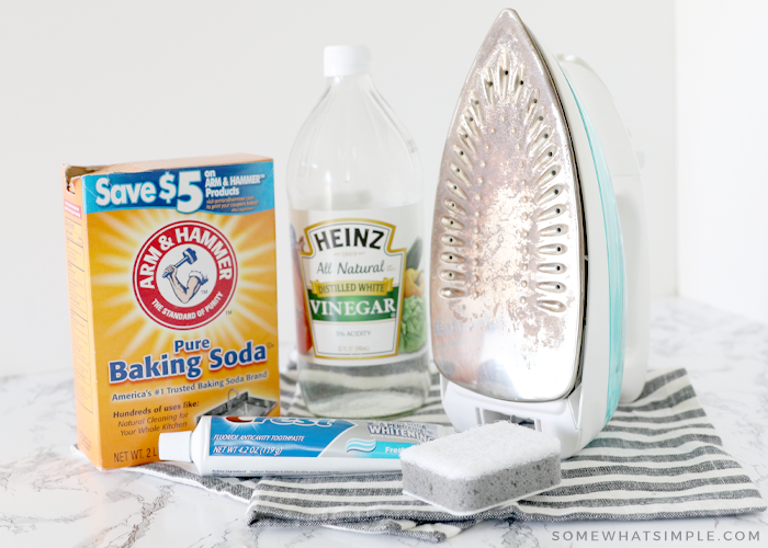 ingredients you need to clean an iron