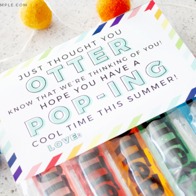 Otter Pop Gift Tag