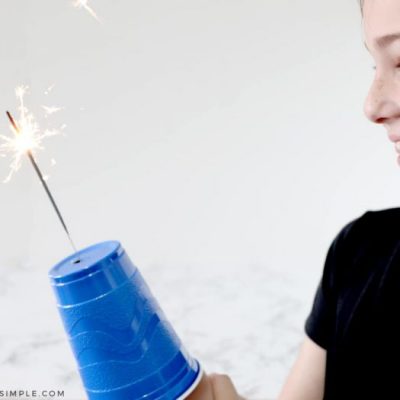 Sparkler Safety Cup for Kids
