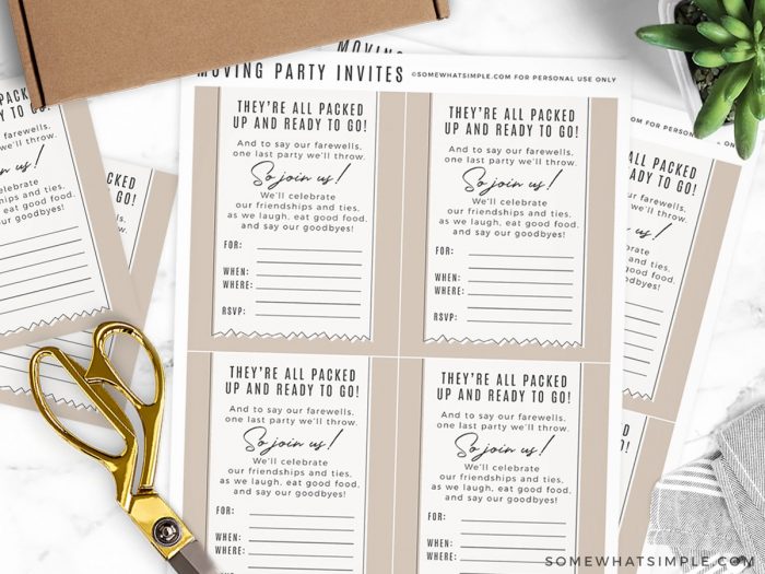 printable moving party invitations