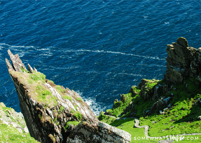 skellig Michael view from the top