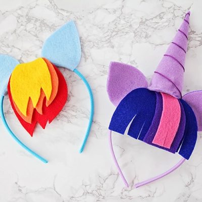 My Little Pony Headbands – No Sew!