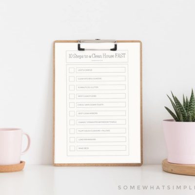 Clean Your House FAST in 10 Steps