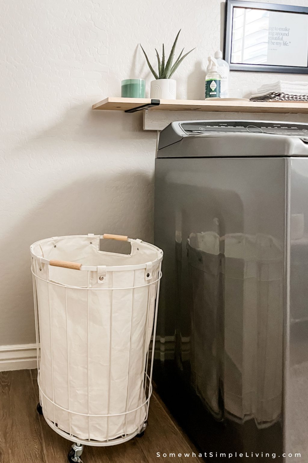 Laundry Room Refresh - Somewhat Simple Living