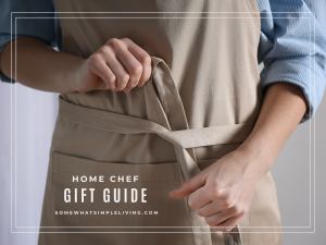 chef tying an apron around their waist