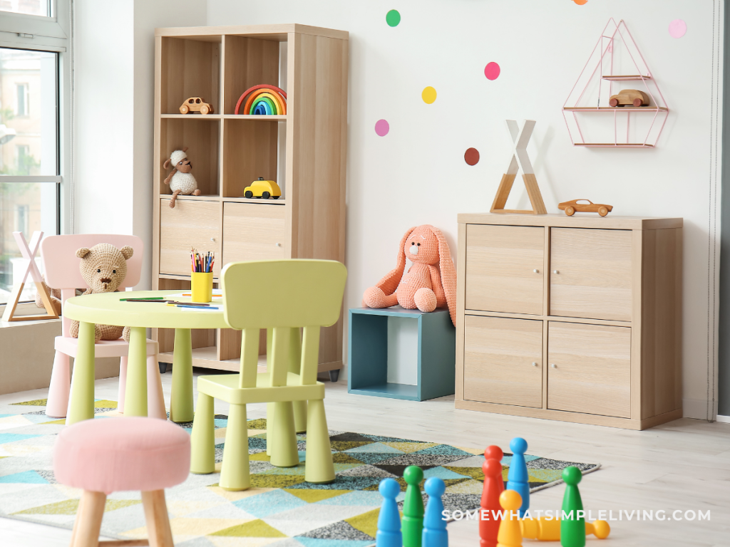 light and bright playroom