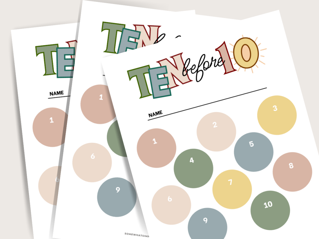 3 printable Checklists for Kids fanned out