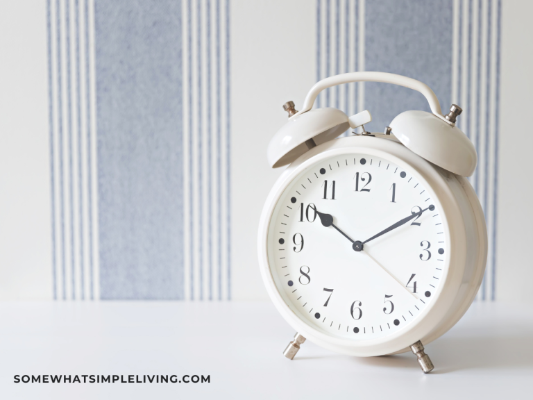 Clean Your House When You Don’t Have Time - White timer on a counter