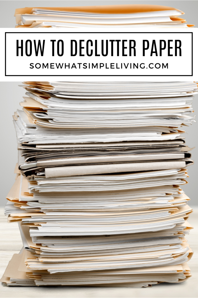 long image of a stack of papers