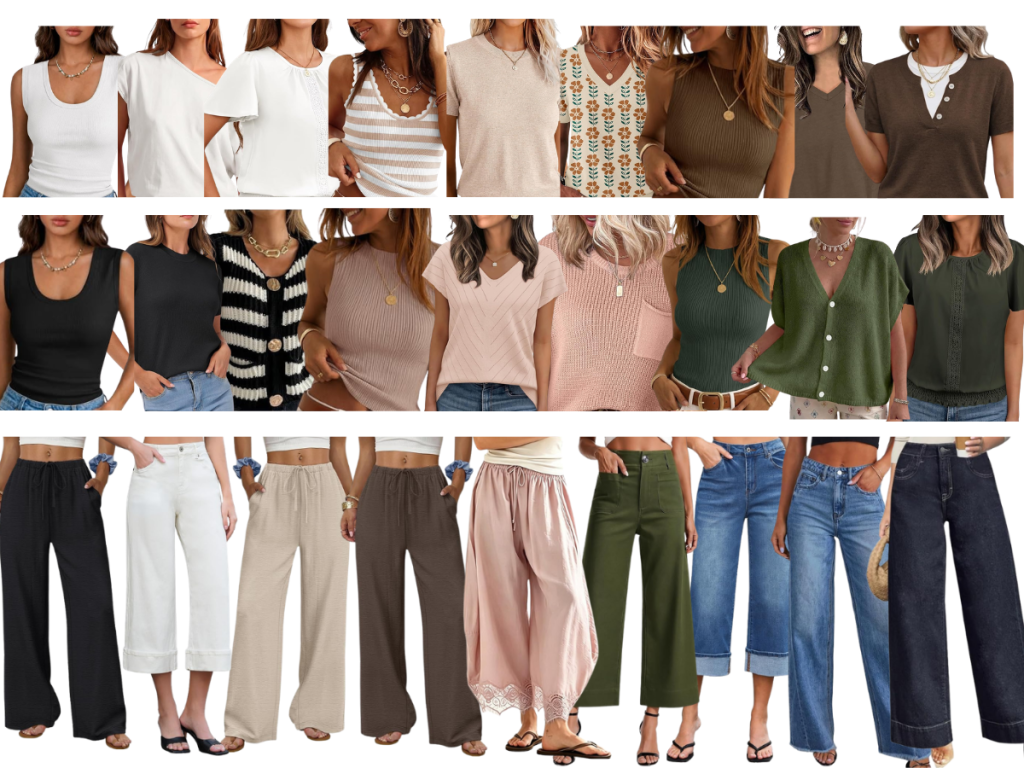 every piece in my fall capsule wardrobe